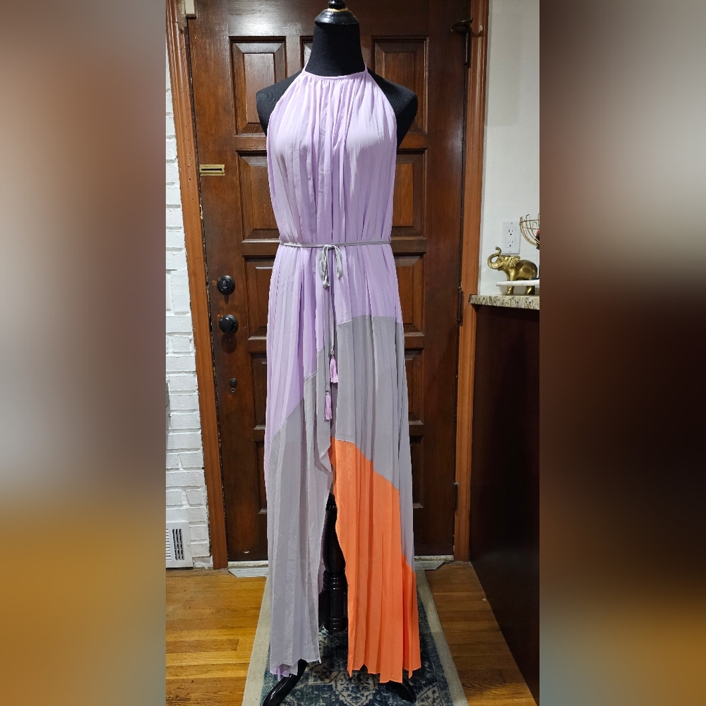 Latiste  Lilac halter top Summer Maxi Dress size medium